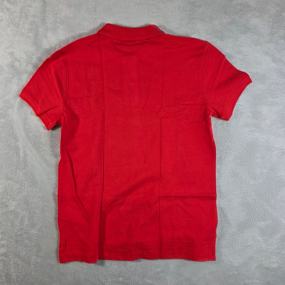 Polo Ralph Lauren Womens Classic Fit Cotton Mesh Polo Shirt Red S - Picture 6 of 7